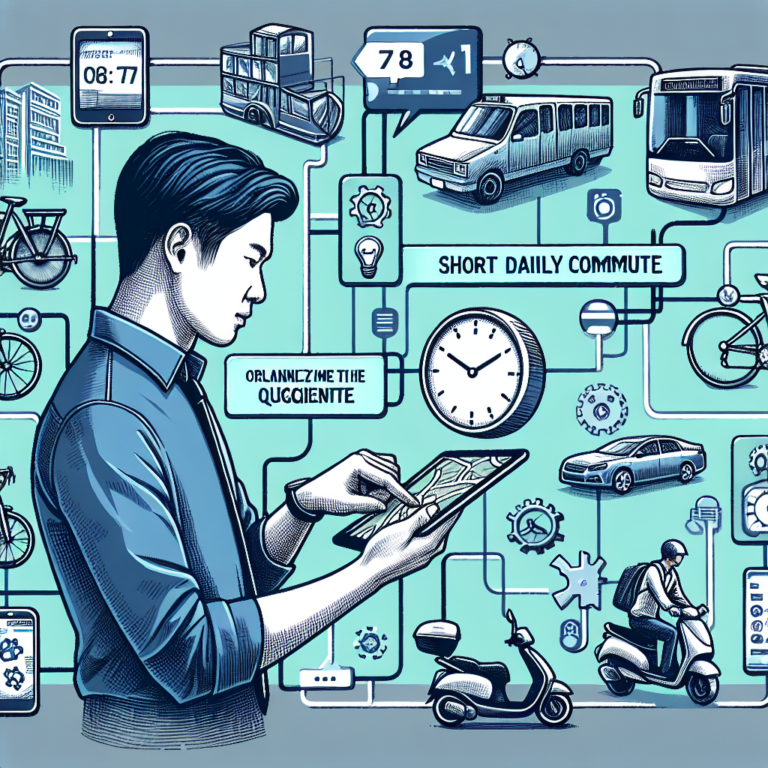 Planning Short Daily Commutes Efficiently
