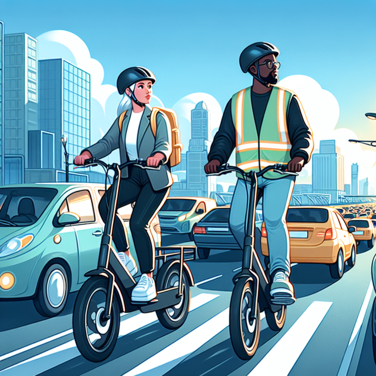 Riding E-Bikes in Traffic Safely