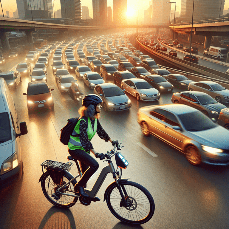 Navigating Rush Hour Traffic: E-Bike Commuter Tips