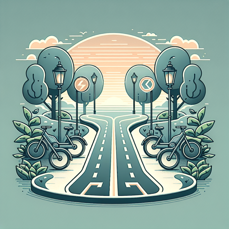 Safe Shortcuts for Electric Bikes