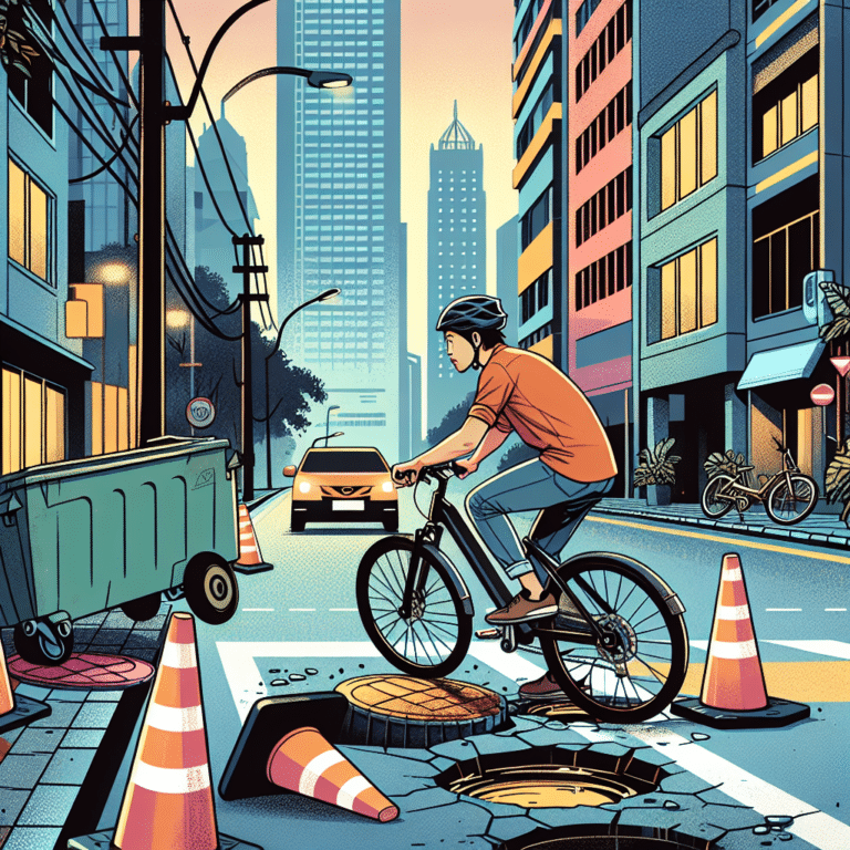 Steer Clear: Avoiding City Potholes and Hazards on Your E-Bike