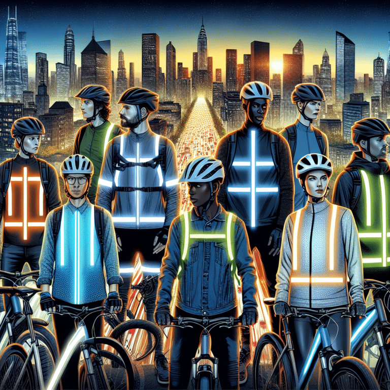 Reflective Gear for Urban E-Bike Riders